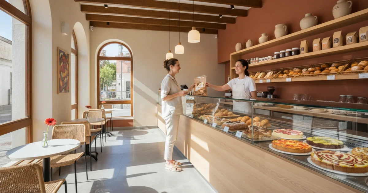 Interior de un negocio local con buena atención al cliente y ambiente acogedor